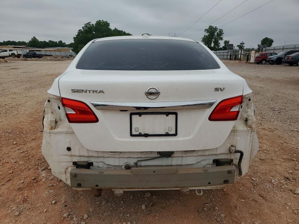 2016 Nissan Sentra VIN 3N1AB7APXGY232420 COPART salvage auction — REAR END, Ok - Certificate Of Title, sold $1,700 on 2026-07-02 (photo 6)