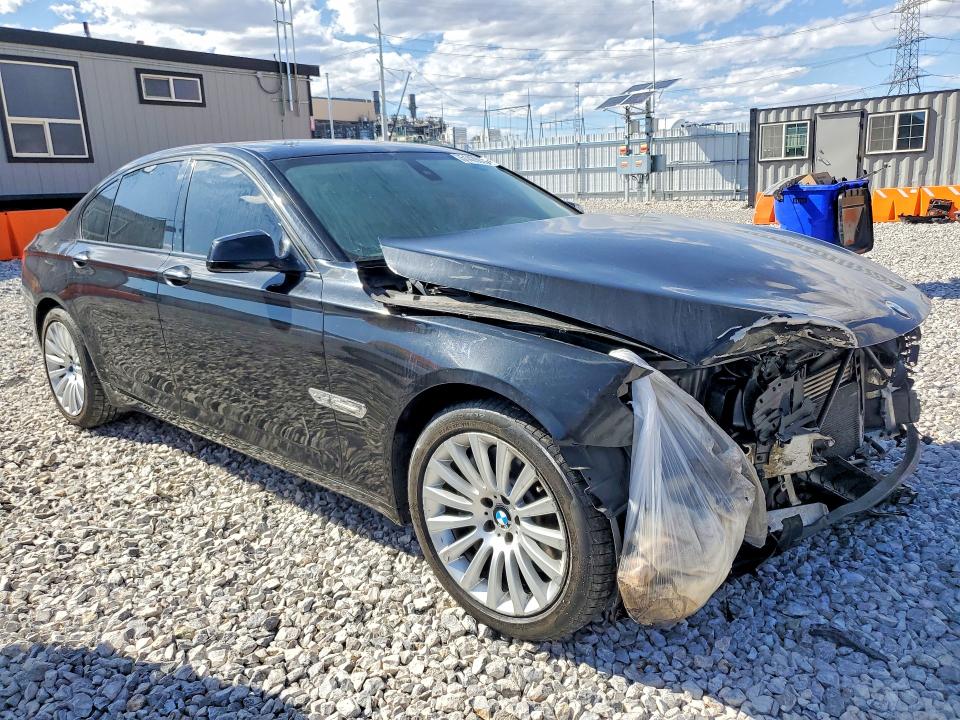 2012 BMW 7er VIN WBAKC6C56CC396803 COPART salvage auction — FRONT END, Ca - Salvage Certificate, sold $150 on 2026-07-20 (photo 4)