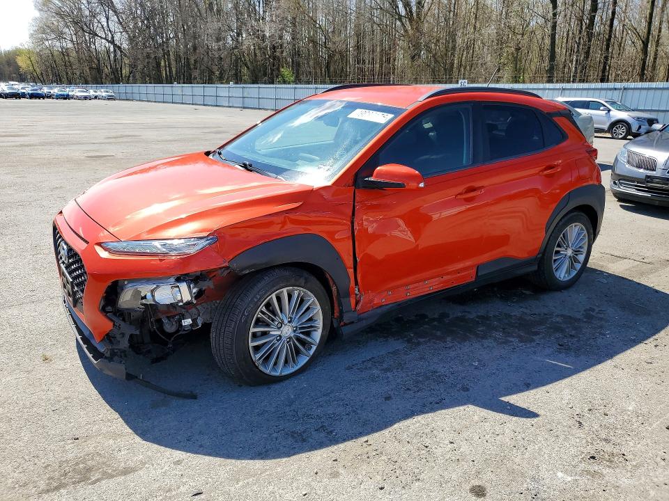 2019 Hyundai Kona VIN KM8K22AA3KU353717 COPART salvage auction — FRONT END, Nj - Cert Of Title-Salvage, sold $150 on 2026-07-07 (photo 1)