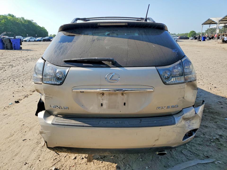 2005 Lexus Rx VIN JTJHA31U350077758 COPART salvage auction — REAR END, Sc - Cert Of Title-Salvage, sold $1,150 on 2026-07-28 (photo 6)