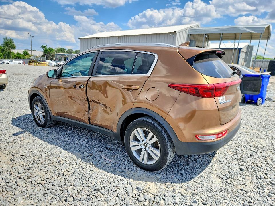 2017 Kia Sportage VIN KNDPMCAC5H7206303 COPART salvage auction — SIDE, Ga - Cert Of Title-Salvage, sold $2,900 on 2026-07-28 (photo 2)