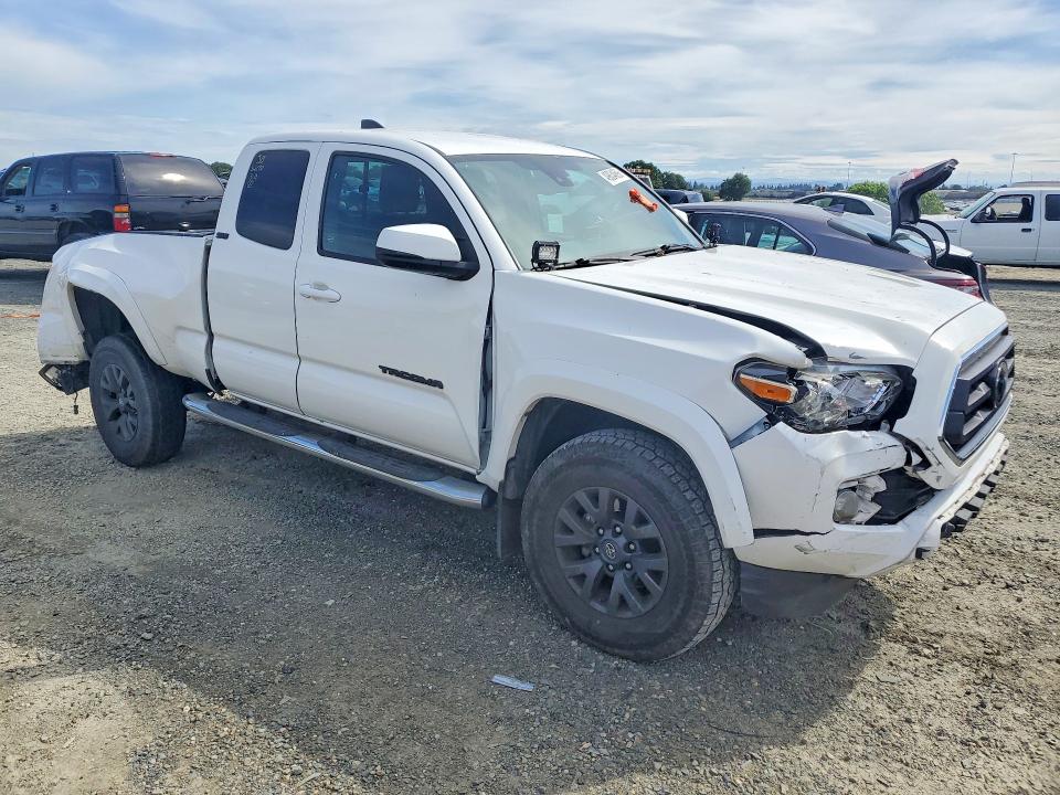 2020 Toyota Tacoma VIN 3TYRZ5CNXLT001938 COPART salvage auction — REAR END, Ca - Salvage Certificate, sold $4,700 on 2026-07-02 (photo 4)