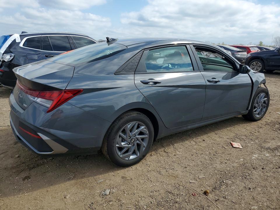 2025 Hyundai Elantra VIN KMHLM4DJXSU142729 COPART salvage auction — FRONT END, Il - Salvage Certificate, sold $5,200 on 2026-07-14 (photo 3)
