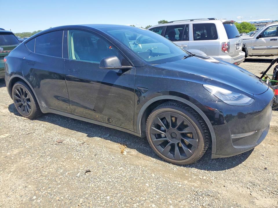 2021 Tesla Model y VIN 5YJYGAEE3MF214691 COPART salvage auction — SIDE, Ca - Salvage Certificate, sold $9,700 on 2026-07-16 (photo 4)