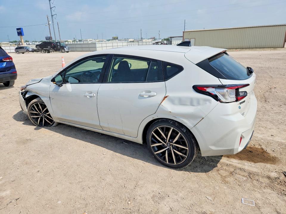 2024 Subaru Impreza VIN JF1GUAFC5R8394741 COPART salvage auction — FRONT END, Tx - Salvage Vehicle Title, sold $4,300 on 2026-07-22 (photo 2)