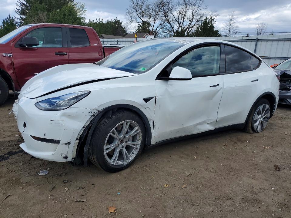 2023 Tesla VIN 7SAYGDEE3PA051854 COPART salvage auction — FRONT END, MD - CERT OF SALVAGE > 75% DAMAGE, sold $6,900 on 2026-07-27 (photo 1)