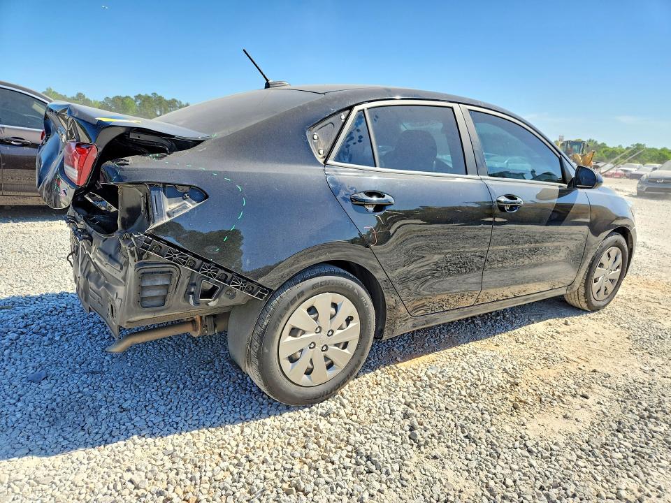 2020 Kia Rio VIN 3KPA24ADXLE320297 COPART salvage auction — REAR END, Ga - Cert Of Title-Salvage, sold $2,600 on 2026-07-02 (photo 3)
