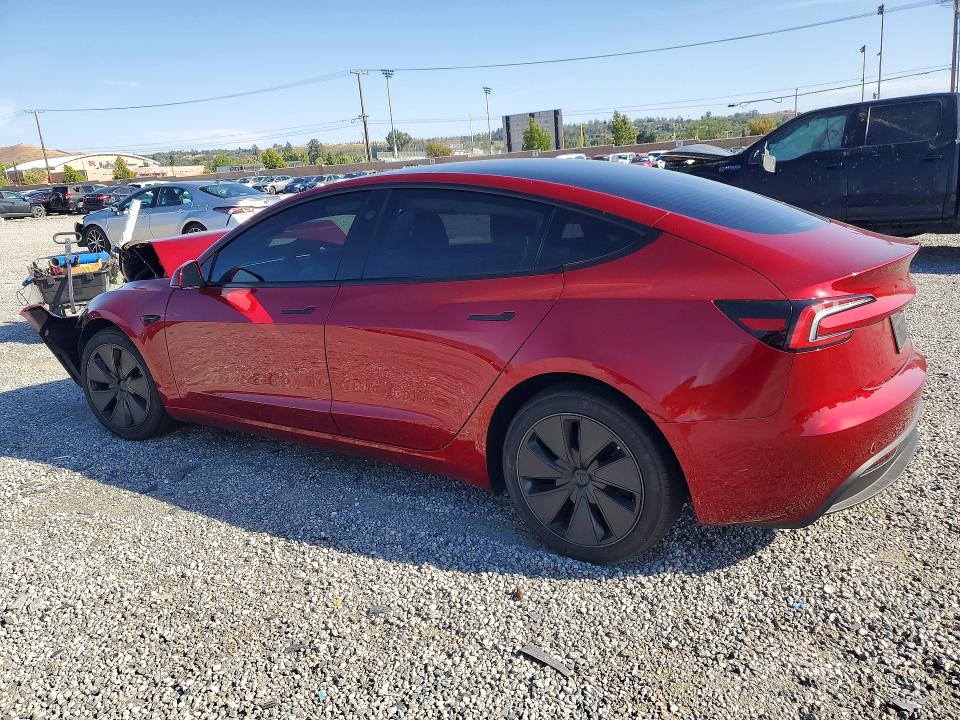 2025 Tesla Model 3 VIN 5YJ3E1EA6SF047267 COPART salvage auction — FRONT END, Salvage Title, sold $8,600 on 2026-07-15 (photo 2)