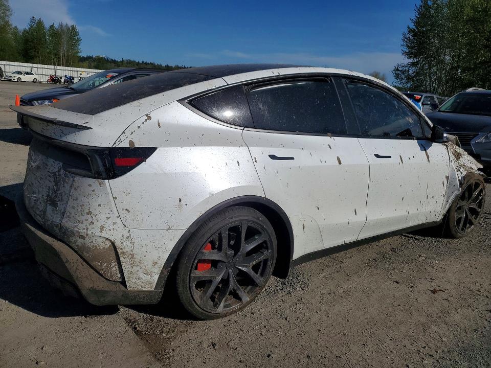 2026 Tesla VIN 7SAYGDET0TA620233 COPART salvage auction — FRONT END, Salvage Title, sold $16,700 on 2026-07-27 (photo 3)