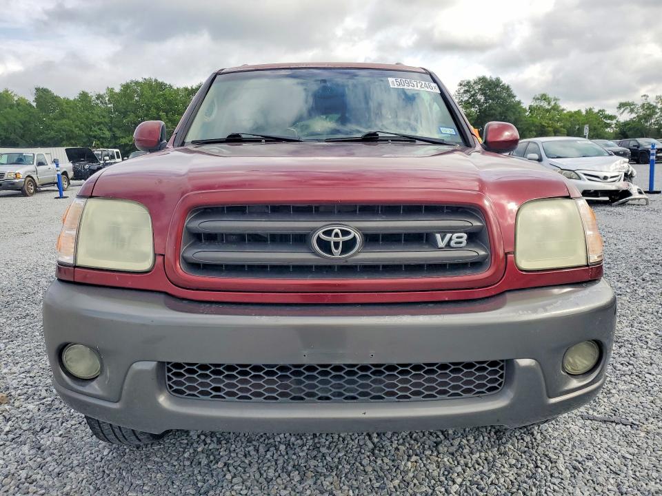 2003 Toyota Sequoia VIN 5TDZT34A63S192433 COPART salvage auction — REAR END, Tx - Salvage Vehicle Title, sold $875 on 2026-07-06 (photo 5)