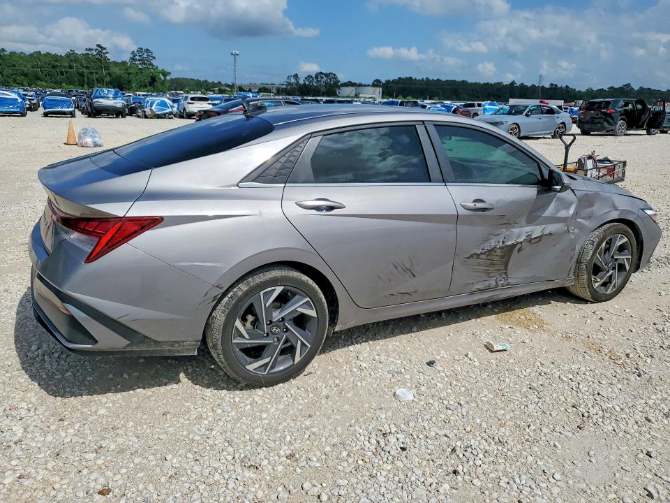 2024 Hyundai Elantra VIN KMHLS4DG3RU746725 COPART salvage auction — SIDE, Tx - Certificate Of Title, sold $6,800 on 2026-07-14 (photo 3)