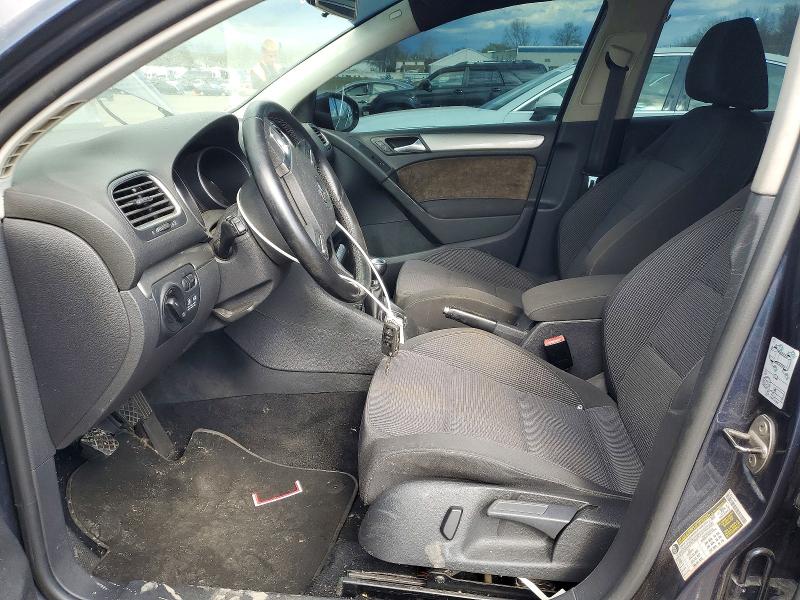 2012 Volkswagen Golf VIN WVWNM7AJ2CW037384 COPART salvage auction — MECHANICAL, Nj - Certificate Of Title (P), sold $1,550 on 2026-07-31 (photo 7)