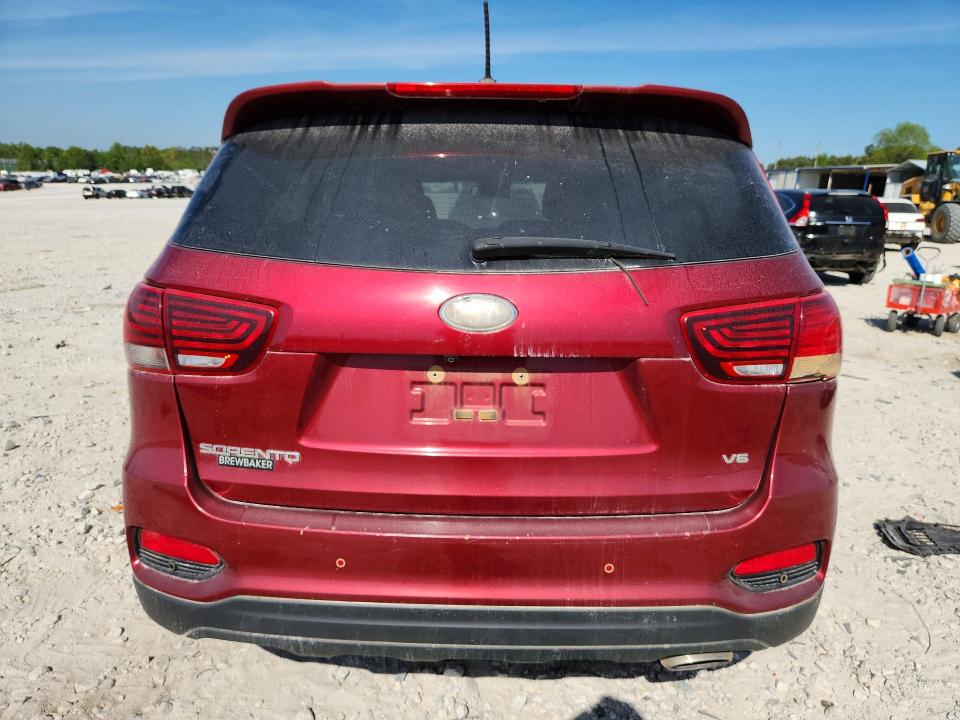 2019 Kia Sorento VIN 5XYPG4A59KG591650 COPART salvage auction — FRONT END, Al - Cert Of Title-Salvage Title, sold $3,619 on 2026-07-29 (photo 6)