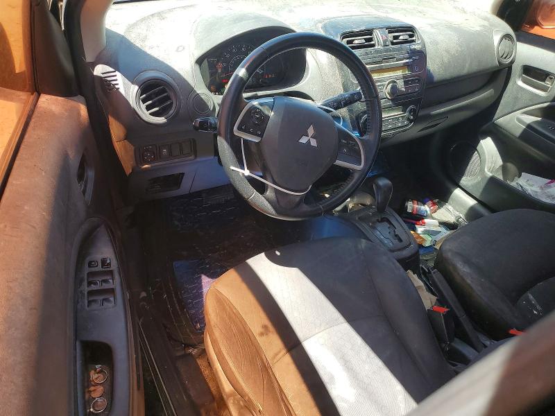 2015 Mitsubishi Mirage VIN ML32A4HJ3FH061009 COPART salvage auction — FRONT END, Ca - Dis/Dlr/Exp Only Clean Title, sold $425 on 2026-07-20 (photo 8)