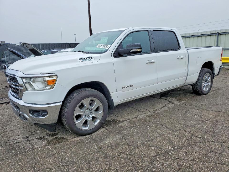 2022 Ram 1500 VIN 1C6RRFMGXNN392395 COPART salvage auction — MINOR DENT/SCRATCHES, Mi - Certificate Of Title, sold $15,100 on 2026-07-09 (photo 1)