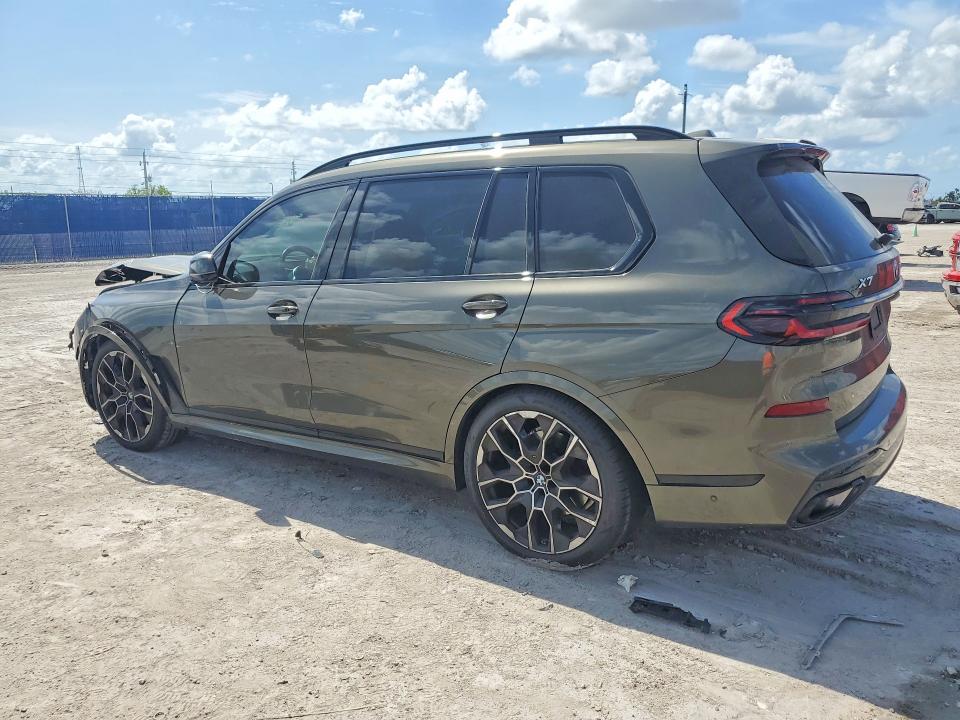 2025 BMW X7 VIN 5UX23EM04S9Y67938 COPART salvage auction — FRONT END, FL, sold $1,100 on 2026-07-29 (photo 2)
