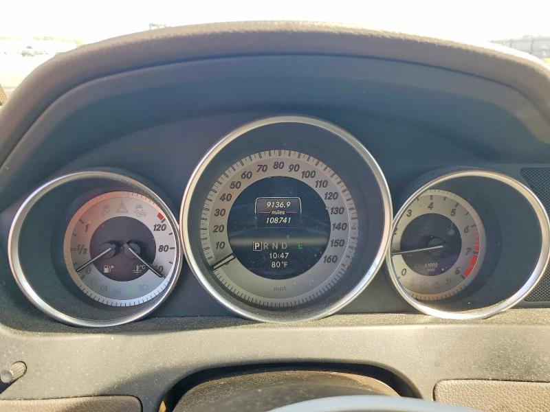 2013 Mercedes-benz C-klasse VIN WDDGF4HBXDR276249 COPART salvage auction — FRONT END, Salvage Title, sold $1,800 on 2026-08-17 (photo 9)