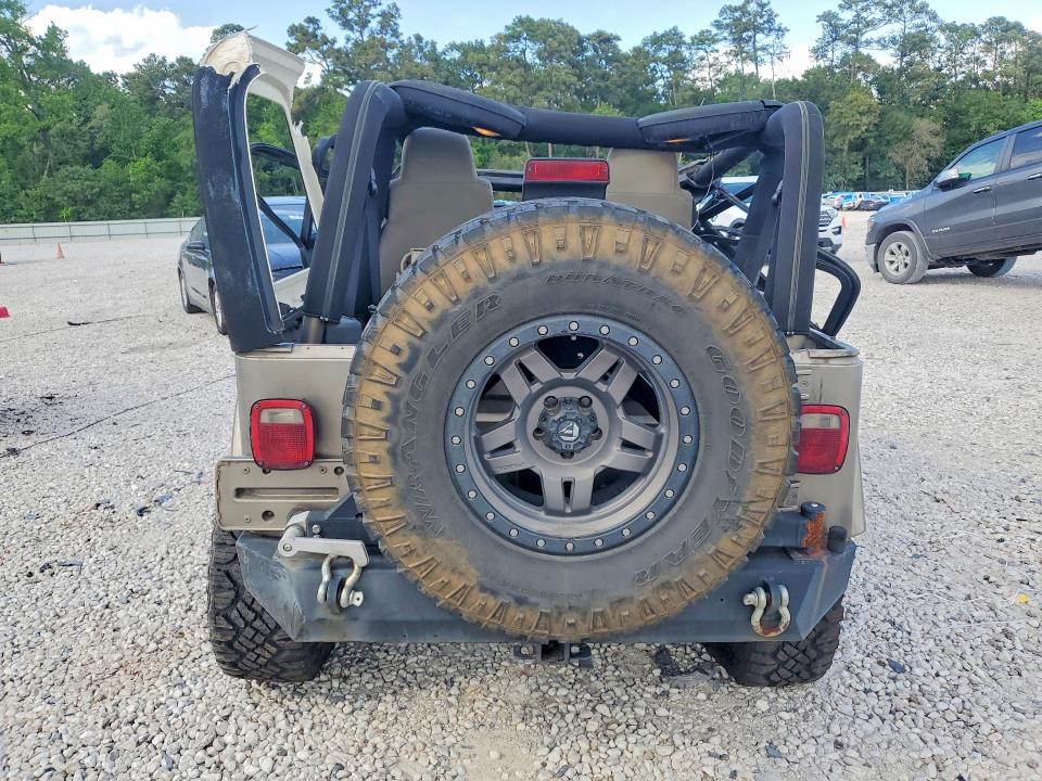 2003 Jeep Wrangler / VIN 1J4FA49S13P309131 COPART salvage auction — ROLLOVER, Tx - Certificate Of Title, sold $1,400 on 2026-07-03 (photo 6)