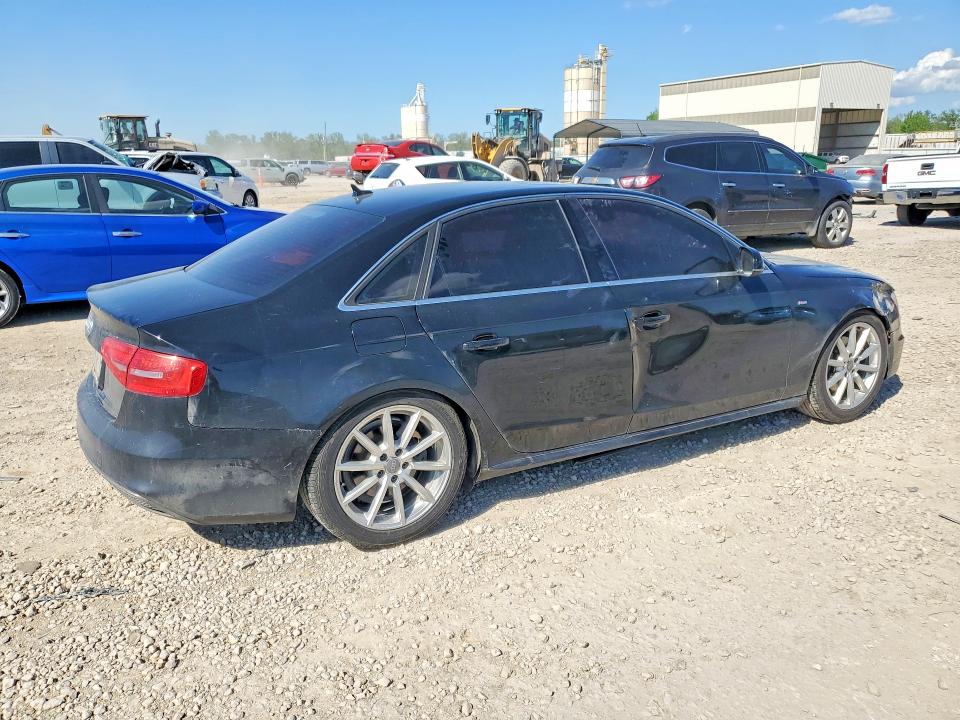 2014 Audi A4 VIN WAUFFAFL4EN015818 COPART salvage auction — FRONT END, Mo - Salvage Certificate Of Title, sold $1,250 on 2026-07-09 (photo 3)