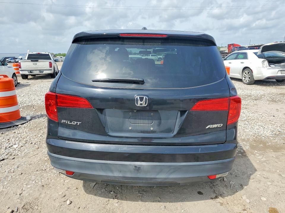 2016 Honda Pilot VIN 5FNYF6H51GB007247 COPART salvage auction — FRONT END, Tx - Salvage Vehicle Title, sold $2,800 on 2026-07-02 (photo 6)
