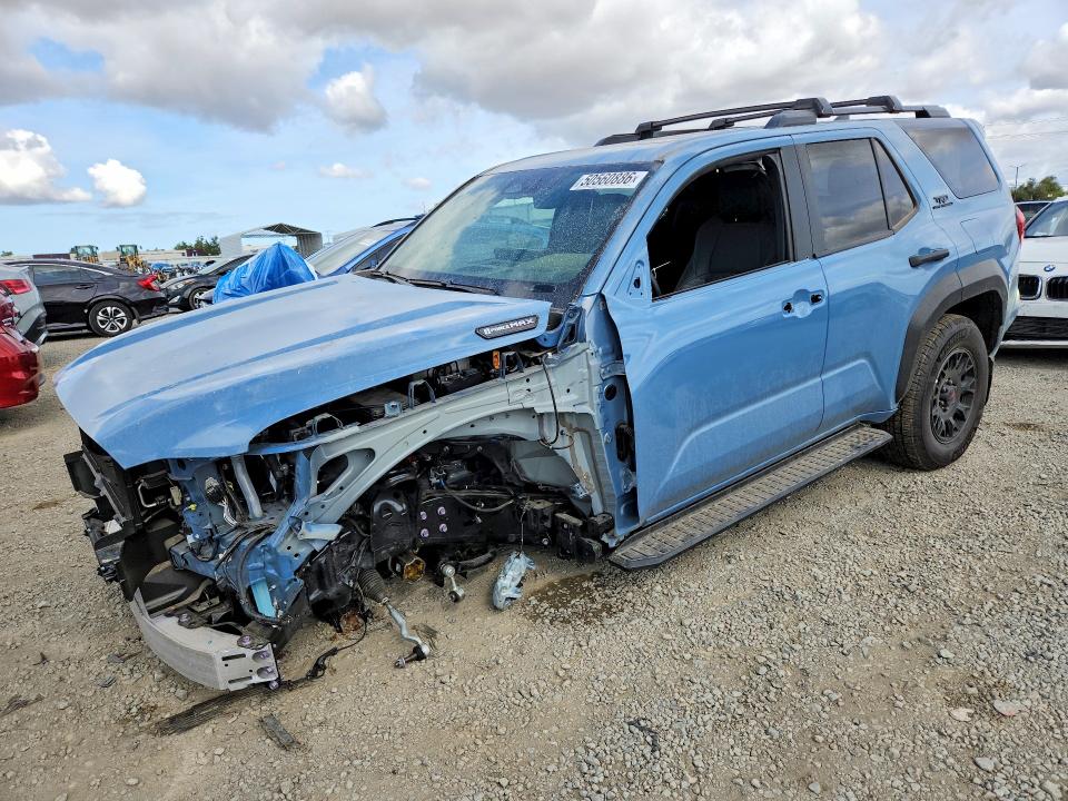2025 Toyota 4runner VIN JTEVB5BR0S5021084 COPART salvage auction — FRONT END, Salvage Title, sold $5,300 on 2026-07-21 (photo 1)