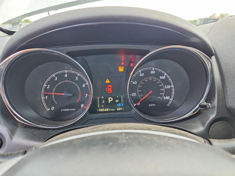 2020 Mitsubishi Outlander VIN JA4AR3AU3LU030744 COPART salvage auction — FRONT END, Il - Salvage Certificate, sold $3,600 on 2026-08-03 (photo 9)