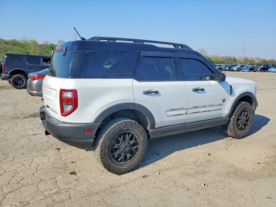 2023 Ford Bronco VIN 3FMCR9D97PRE12759 COPART salvage auction — HAIL, IL - SALVAGE CERTIFICATE, sold $9,300 on 2026-07-03 (photo 3)