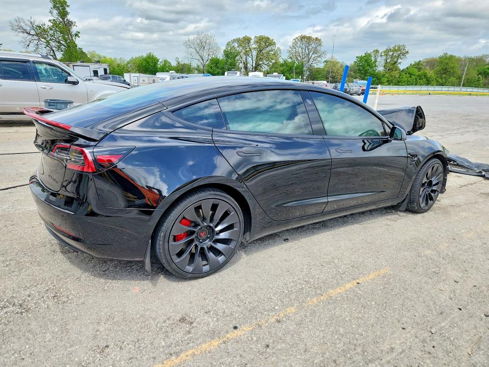 2019 Tesla Model 3 VIN 5YJ3E1EB5KF440346 COPART salvage auction — FRONT END, Mo - Junking Certificate, sold $3,150 on 2026-07-08 (photo 3)
