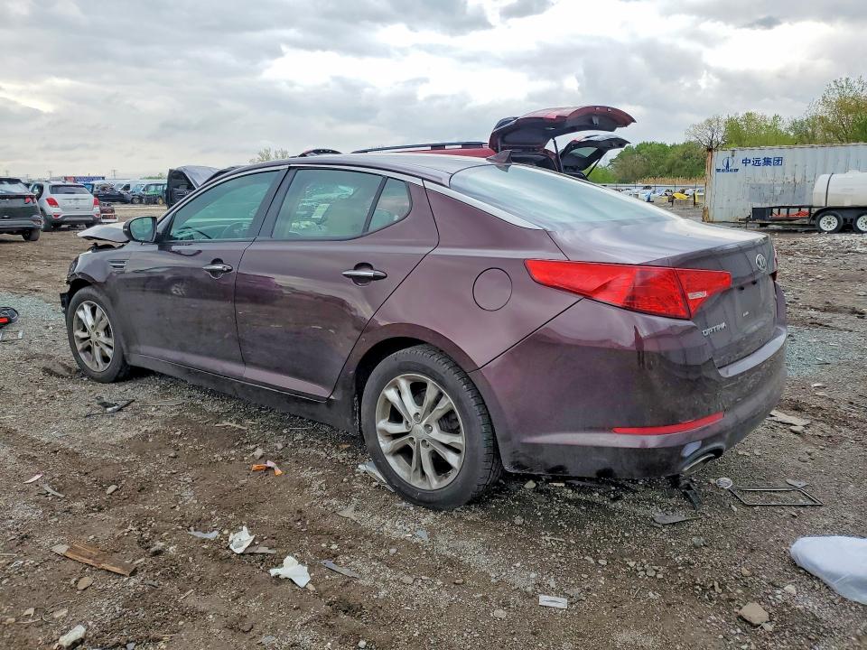 2013 Kia Optima VIN 5XXGM4A73DG099388 COPART salvage auction — FRONT END, Il - Salvage Certificate, sold $225 on 2026-07-10 (photo 2)