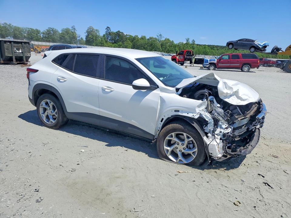 2025 Chevrolet Trax VIN KL77LFEP2SC192096 COPART salvage auction — FRONT END, Sc - Cert Of Title-Salvage, sold $2,950 on 2026-07-03 (photo 4)