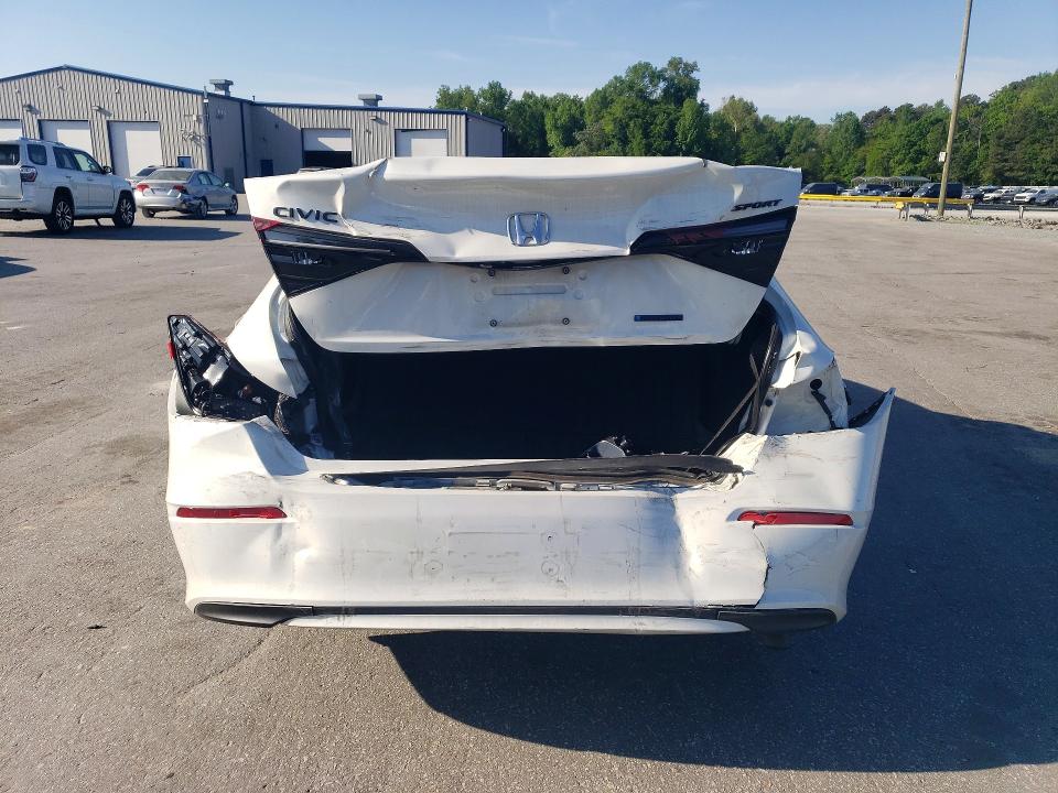 2026 Honda VIN 2HGFE4F80TH306472 COPART salvage auction — REAR END, Nc - Salvage Certificate Of Title, sold $8,100 on 2026-07-02 (photo 6)