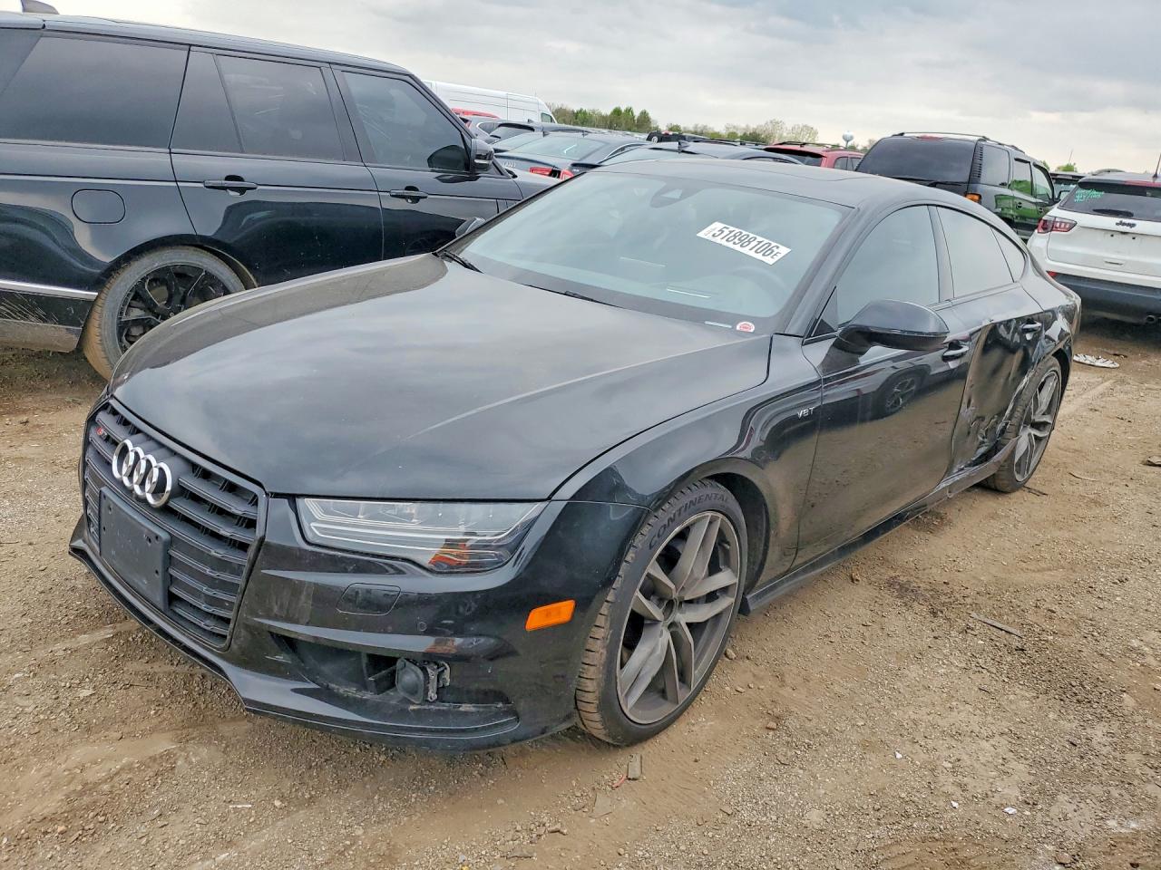 2016 Audi S7 VIN WAUW2AFC0GN070295 COPART salvage auction — Side, IL - SALVAGE CERTIFICATE, sold $6,000 on 2026-06-30 (photo 1)