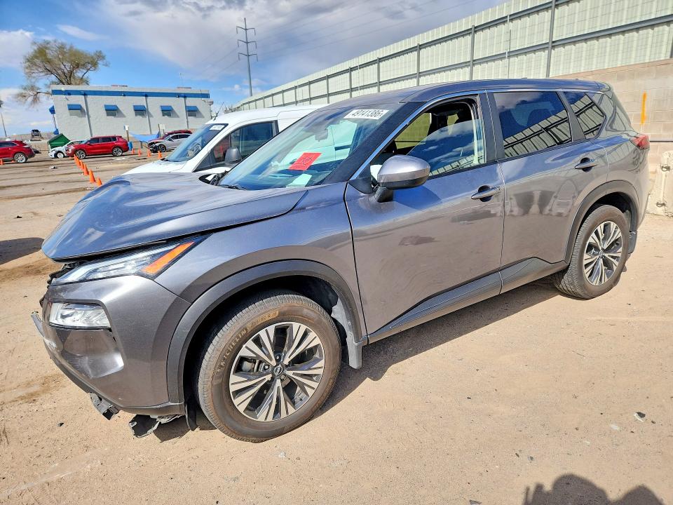 2023 Nissan Rogue VIN JN8BT3BB4PW352350 COPART salvage auction — FRONT END, Nm - Cert Of Title-Salvage, sold $4,600 on 2026-07-16 (photo 1)