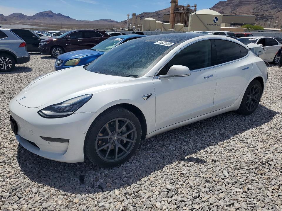 2020 Tesla Model 3 VIN 5YJ3E1EA1LF632338 COPART salvage auction — REAR END, Nv - Salvage Title, sold $4,600 on 2026-07-15 (photo 1)
