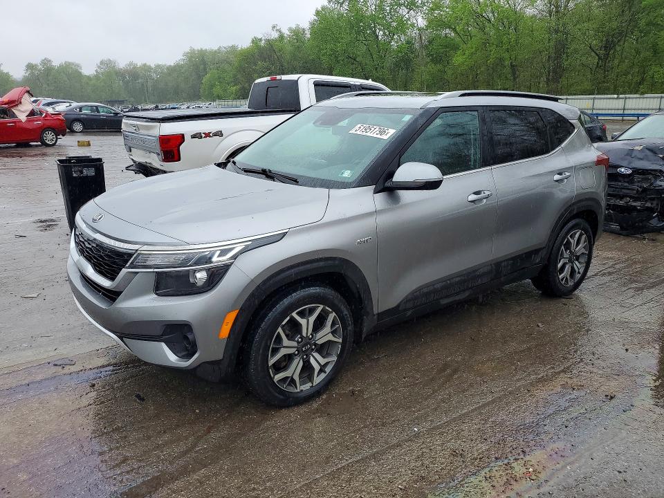 2021 Kia Seltos VIN KNDERCAAXM7197065 COPART salvage auction — HAIL, Pa - Certificate Of Salvage, sold $7,300 on 2026-07-09 (photo 1)