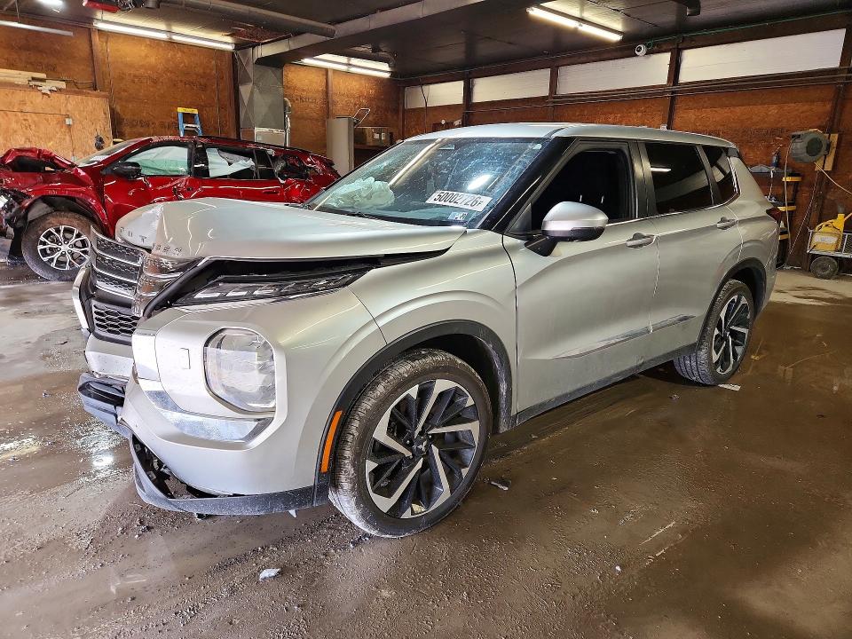 2022 Mitsubishi Outlander VIN JA4J4TA80NZ044544 COPART salvage auction — FRONT END, Pa - Certificate Of Salvage, sold $4,000 on 2026-07-09 (photo 1)