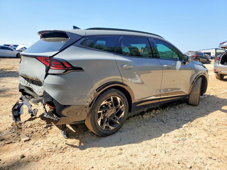 2024 Kia Sportage VIN 5XYK53DF6RG205436 COPART salvage auction — REAR END, Ga - Cert Of Title-Salvage, sold $9,300 on 2026-07-02 (photo 3)