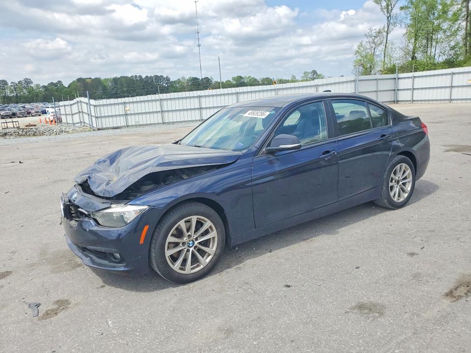 2016 BMW 3er VIN WBA8E1G53GNU10801 COPART salvage auction — FRONT END, Nc - Salvage Certificate Of Title, sold $350 on 2026-07-21 (photo 1)