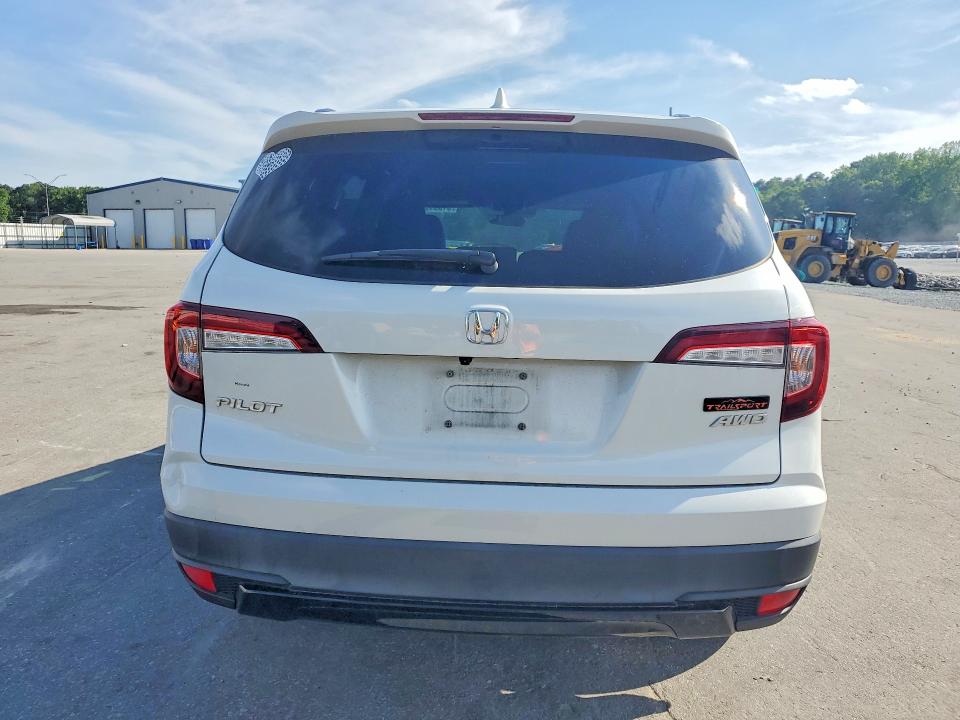 2022 Honda Pilot VIN 5FNYF6H87NB063717 COPART salvage auction — SIDE, NC - SALVAGE CERTIFICATE OF TITLE, sold $1,000 on 2026-07-09 (photo 6)