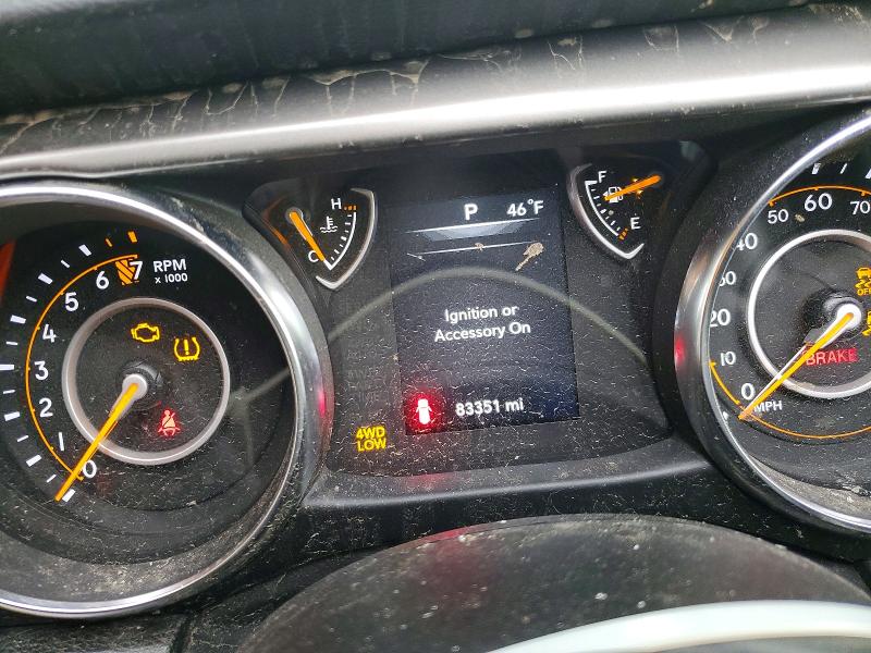 2022 Jeep Wrangler / VIN 1C4HJXDG9NW162360 COPART salvage auction — ROLLOVER, Other, sold $2,950 on 2026-07-09 (photo 9)