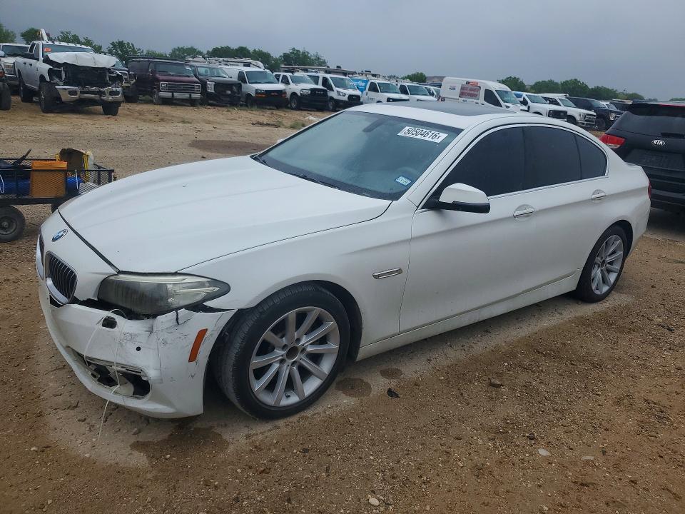 2014 BMW 5er VIN WBA5B1C52ED475935 COPART salvage auction — FRONT END, Tx - Salvage Vehicle Title, sold $1,499 on 2026-07-02 (photo 1)
