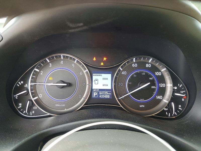 2017 Infiniti Qx80 VIN JN8AZ2NF6H9640843 COPART salvage auction — FRONT END, Ms - Cert Of Title-Salvaged, sold $9,100 on 2026-07-10 (photo 9)