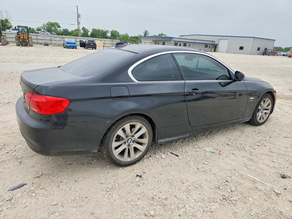 2012 BMW 3er VIN WBAKF3C59CE974743 COPART salvage auction — FRONT END, Tx - Salvage Vehicle Title, sold $1,500 on 2026-07-02 (photo 3)