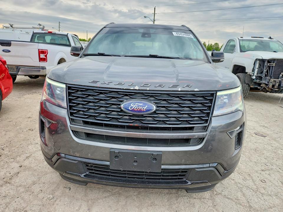 2018 Ford Explorer VIN 1FM5K8GT4JGA48751 COPART salvage auction — REAR END, In - Cert Of Title-Salvage Title, sold $5,550 on 2026-07-03 (photo 5)