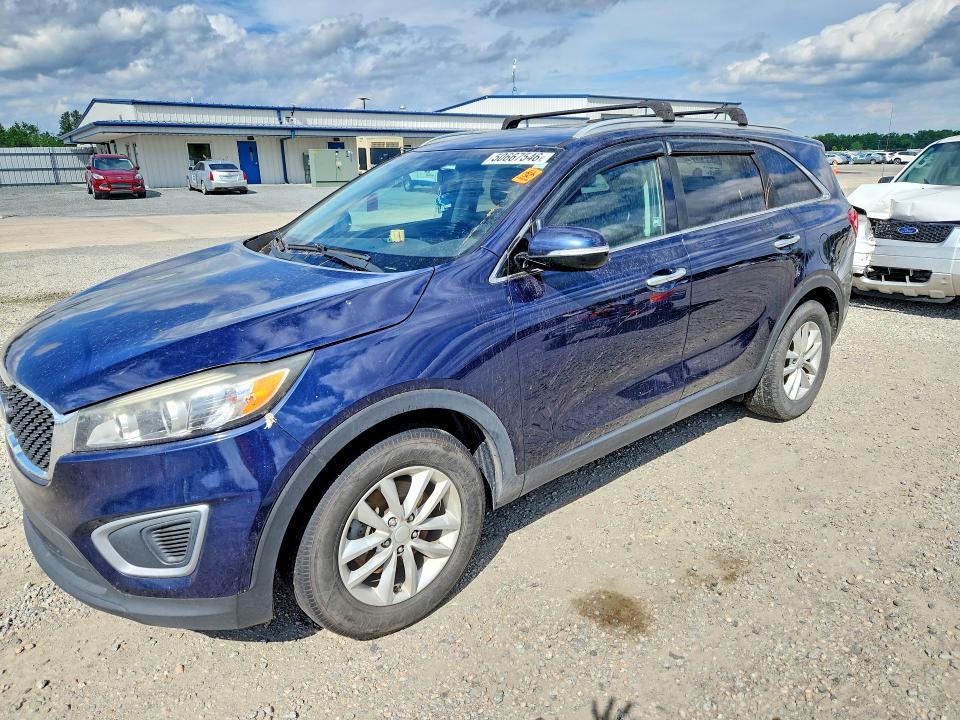 2016 Kia Sorento VIN 5XYPG4A54GG142559 COPART salvage auction — VANDALISM, Nc - Salvage Certificate Of Title, sold $225 on 2026-07-27 (photo 1)