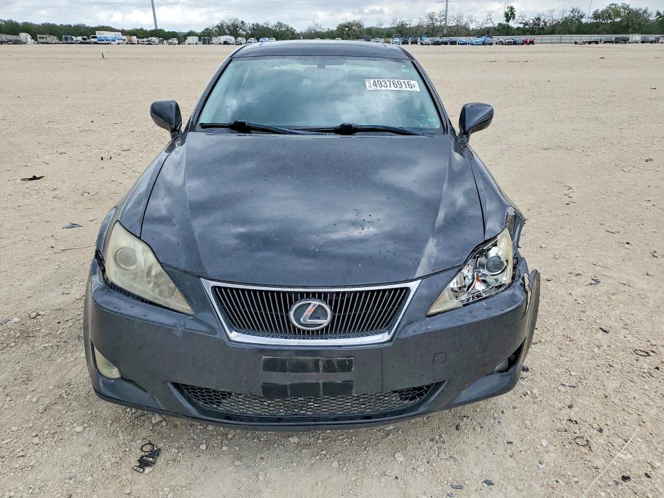 2007 Lexus Is 250 VIN JTHCK262375012828 COPART salvage auction — FRONT END, TX - SALVAGE VEHICLE TITLE, sold $625 on 2026-07-09 (photo 5)