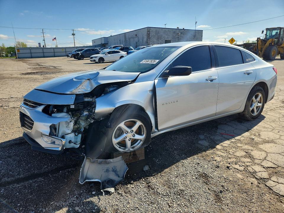 2017 Chevrolet Malibu VIN 1G1ZB5ST3HF269990 COPART salvage auction — FRONT END, Il - Salvage Certificate, sold $675 on 2026-07-03 (photo 1)