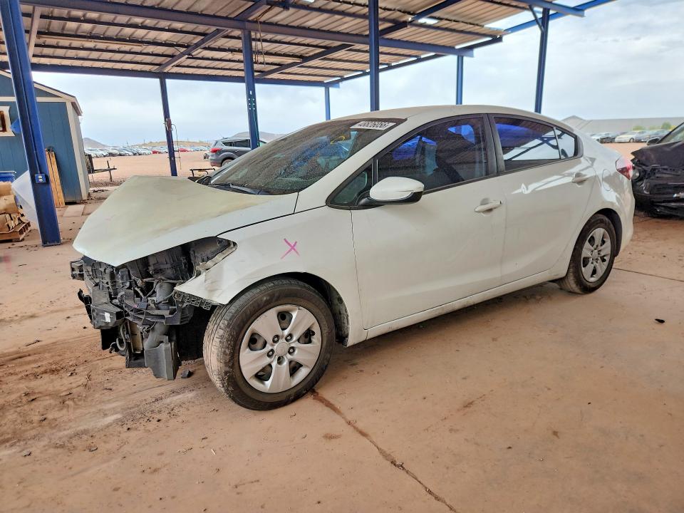 2017 Kia Forte VIN 3KPFK4A7XHE159716 COPART salvage auction — FRONT END, Az - Cert Of Title - Salvage, sold $700 on 2026-07-09 (photo 1)