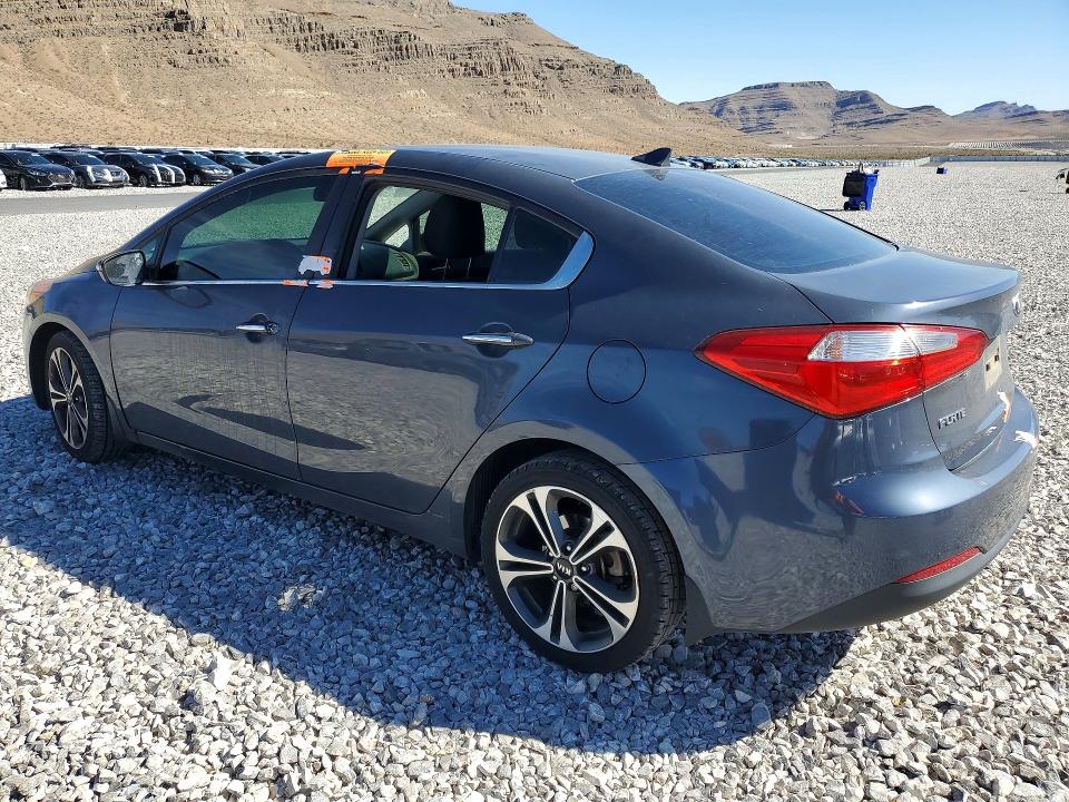 2014 Kia Forte VIN KNAFX4A80E5111611 COPART salvage auction — VANDALISM, Nv - Salvage Title, sold $1,800 on 2026-07-29 (photo 2)