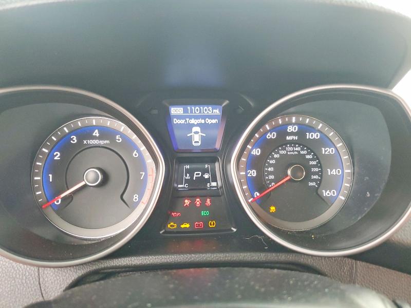 2014 Hyundai VIN KMHD35LH4EU184930 COPART salvage auction — FRONT END, Tx - Salvage Vehicle Title, sold $900 on 2026-07-16 (photo 9)